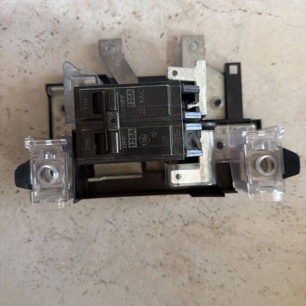 NEW GE THQMV125D Bolt On Circuit Breaker 125 Amp 2 Pole PowerMark Gold Kit